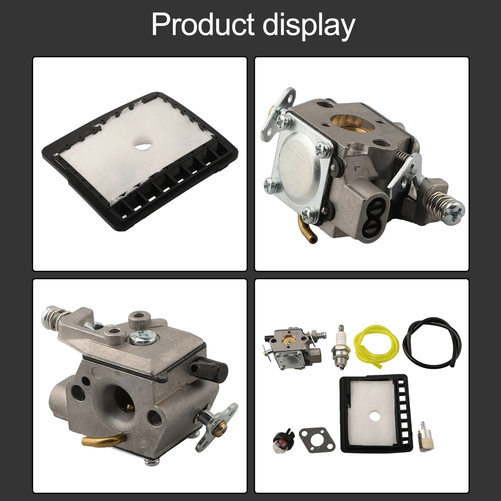 

High Performance Chainsaw Carburetor Replacement for Echo CS3000 CS3400 with Air Filter Gasket and Fuel Line Included