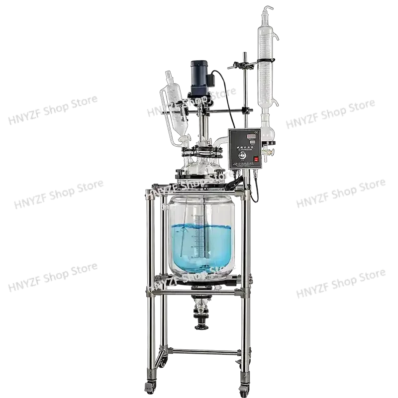 Double-layer glass reactor laboratory high temperature high pressure hydrothermal synthesis single-layer reactor 1L/5L/10L/100L