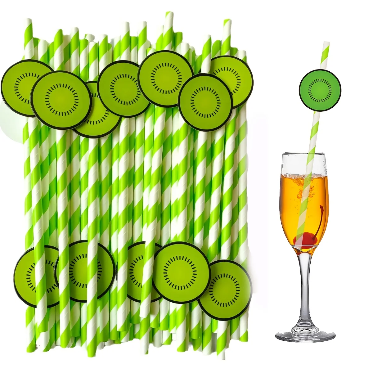 20/60/100 stücke Daisy Sonnenblume Zitrone Erdbeere Liebe Einweg Trinkhalm Hochzeit Geburtstag Party Milch Tee Saft decor Supplie – Detail 5