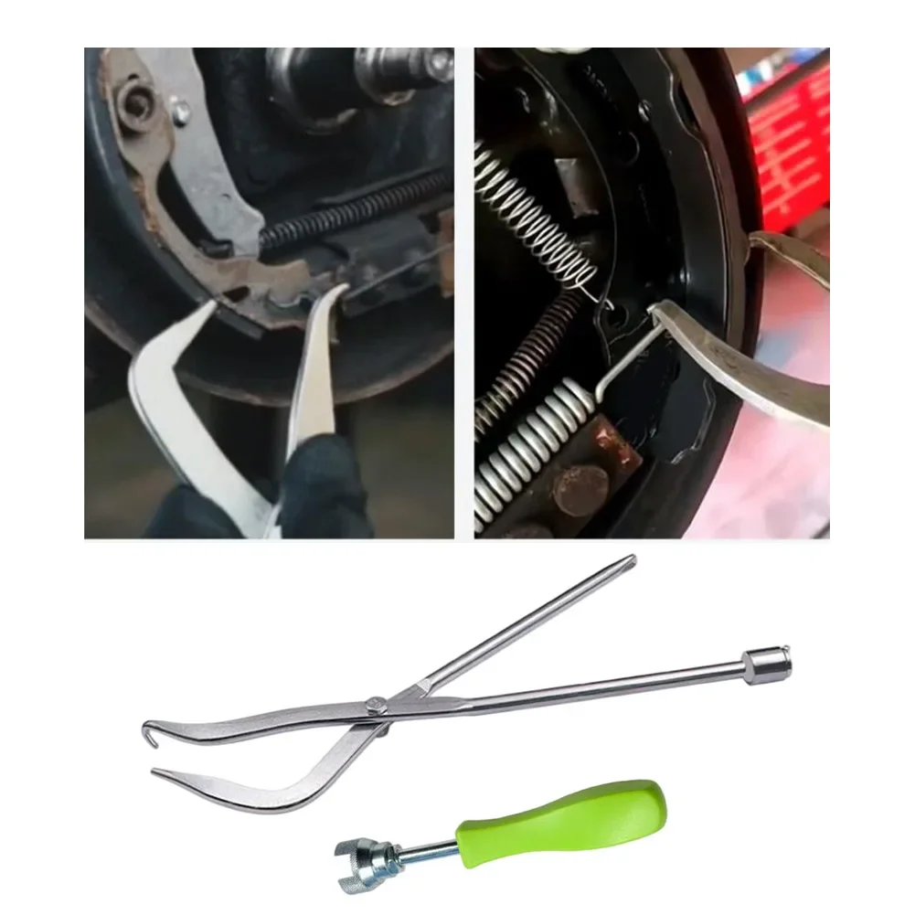 Drum Brake Tool Kit 2PCS For Brake Spring Compression Installation And Adjustment On Passenger For Cars And Light Trucks