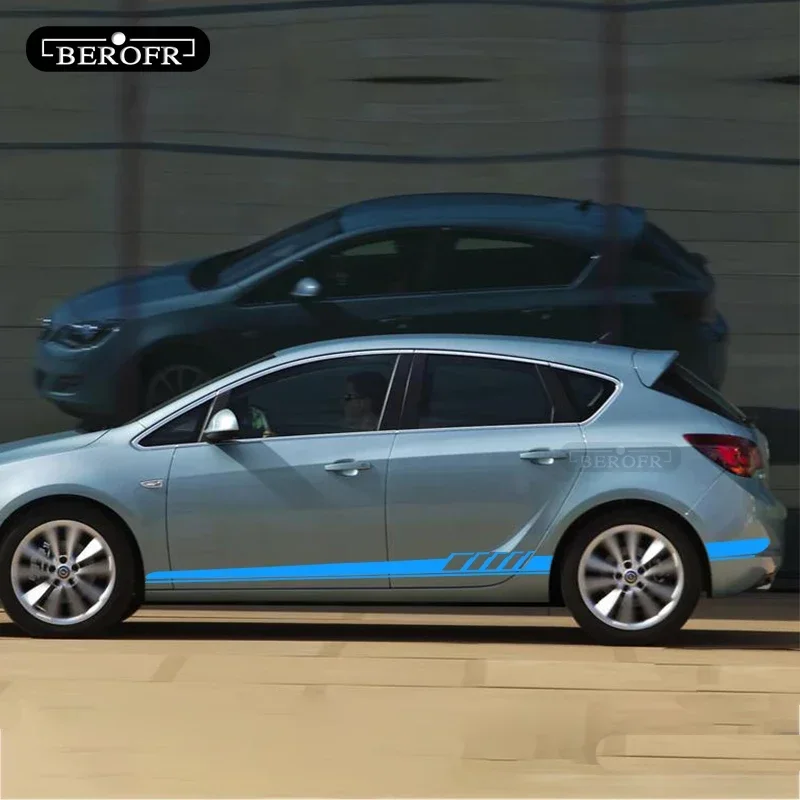 Car Side Stickers For Opel OPC Astra J H G K Insignia Corsa D B E Mokka Vectra B Auto Vinyl Film Decals Car Tuning Accessories