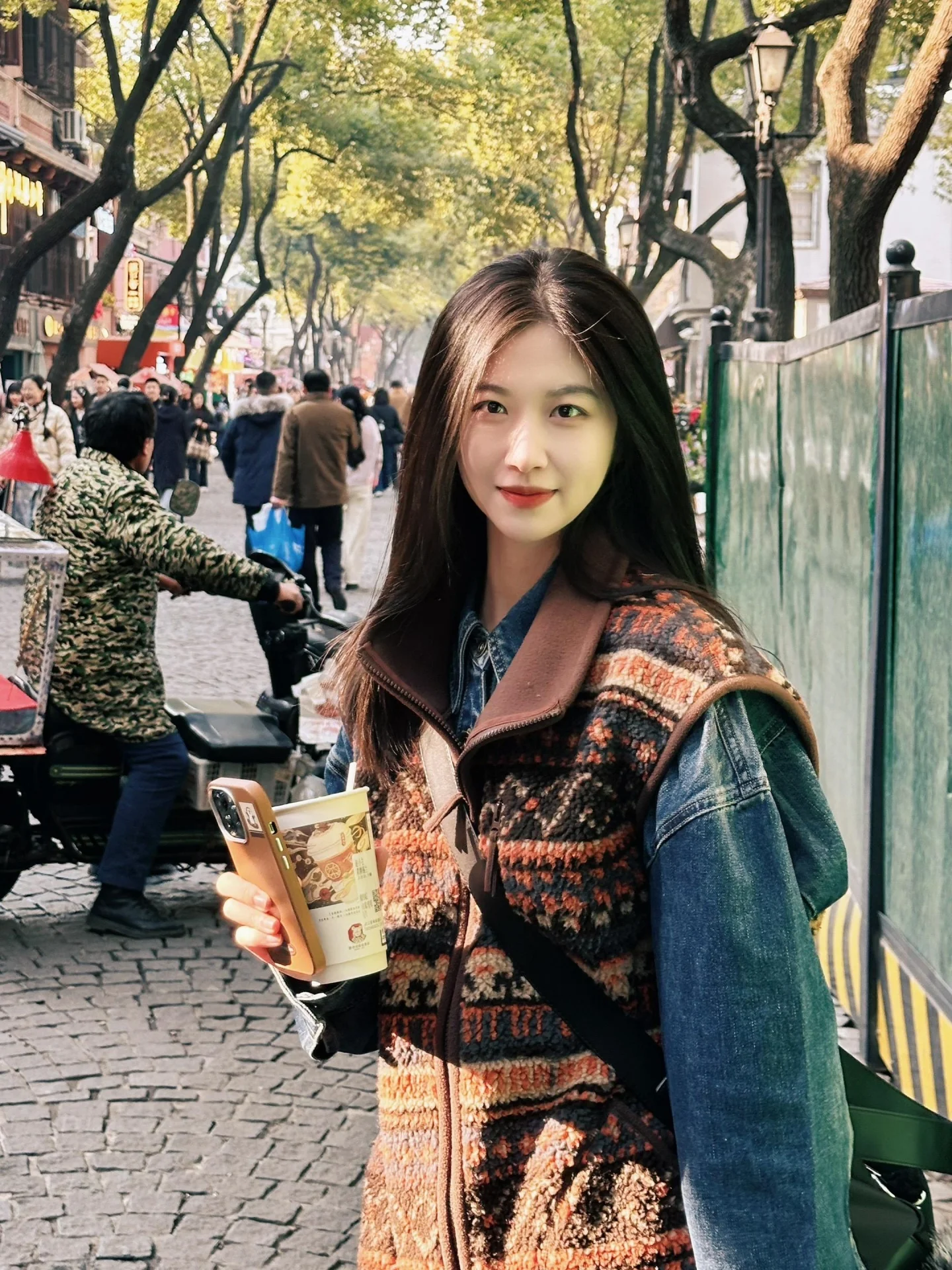 

Мужской зимний утепленный двусторонний флисовый жилет на молнии с геометрическим узором, молодежный повседневный жилет с воротником-стойкой