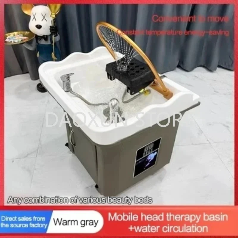 Comfort Move Shampo Chair Station Comfort Water Circulation Head Spa Hair Wash Bed Shampouineuse Salon Furniture MQ50SC