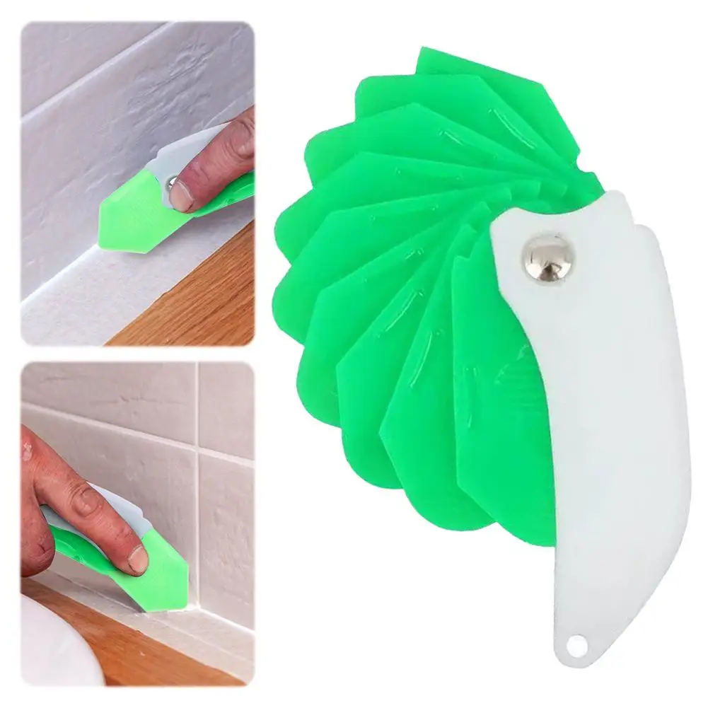 9-in-1 Silicone Caulking Tool Professional Sealant Spreading Joint Sealant Spreader for Tile Window Grout Edge Removal Spatula