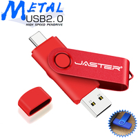 Metal 2 IN 1 Type C Pen Drive 128GB Usb Memory Stick 64GB Cle USB Flash Drive Memoria USB 128M/256M/512M/1GB/2GB Pen Drive Mini