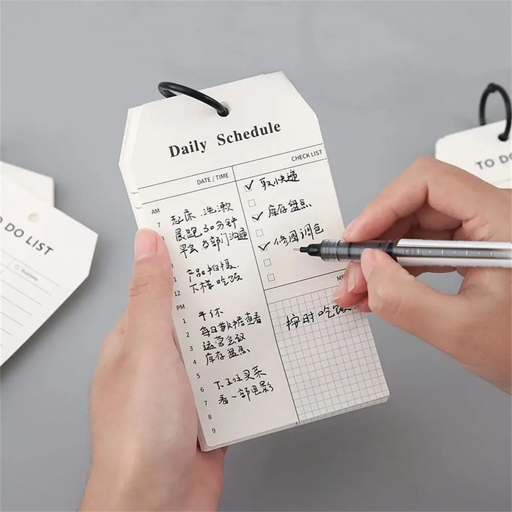 

52 листа/компл. офисные планировщики, блокноты, канцелярские принадлежности, блокнот, список дел, ежедневный список расписаний, планировщик, памятка