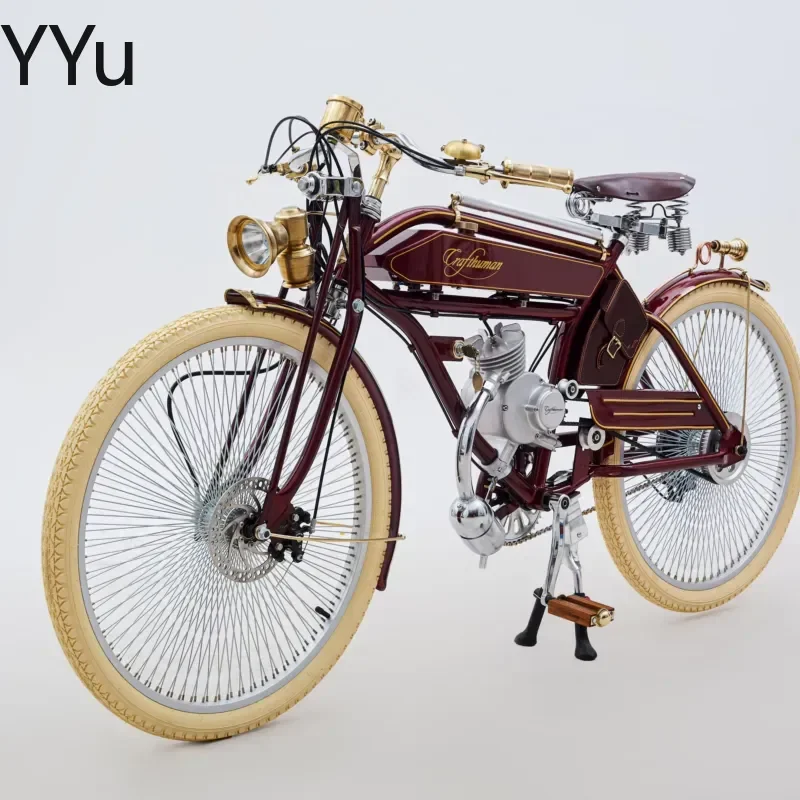 for Crafthuman1924 Real Vintage Electric Bike Assisted Bicycle Craftsman Retro E-bike Urban Commuter Cycling