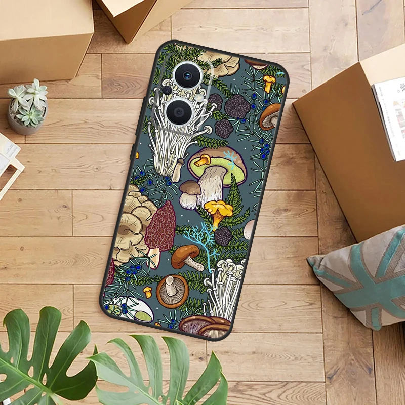 Mushroom Forest Phone Case For OPPO Reno 14 13 11 12 F 10 Pro 8T 7 8 Lite OPPO Find X9 X8 X5 Pro Back Cover