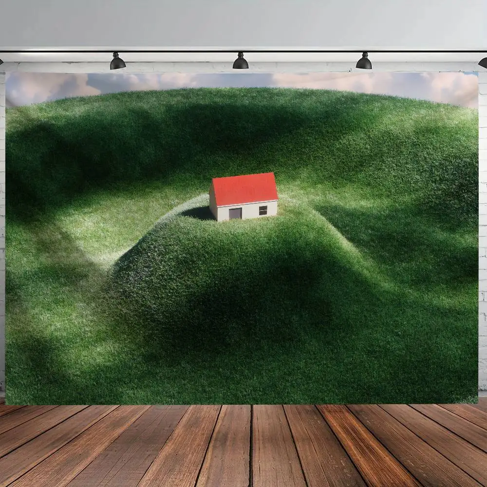 Liminal Space Backrooms Style Tapestry Surreal Low Poly Abandoned Room Landscape Weird Dreamcore Nostalgic Virtual Scene Decor