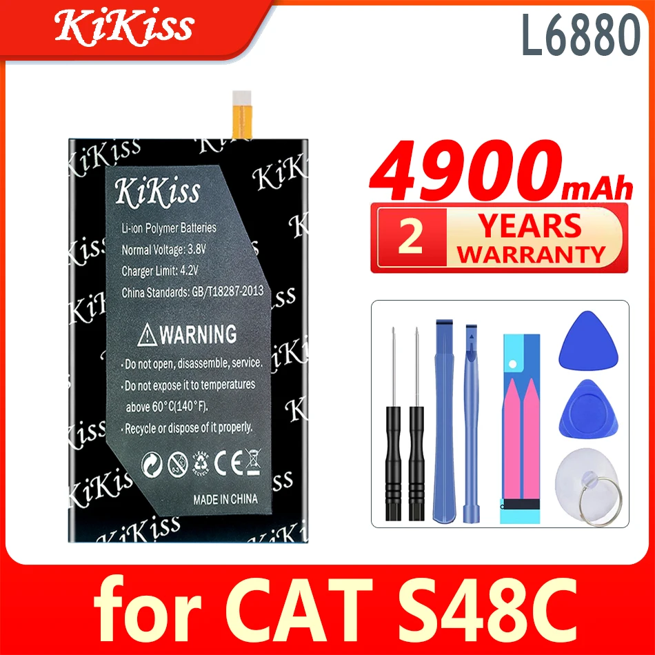 

4900mAh KiKiss Powerful Battery L6880 for Caterpillar CAT S48C