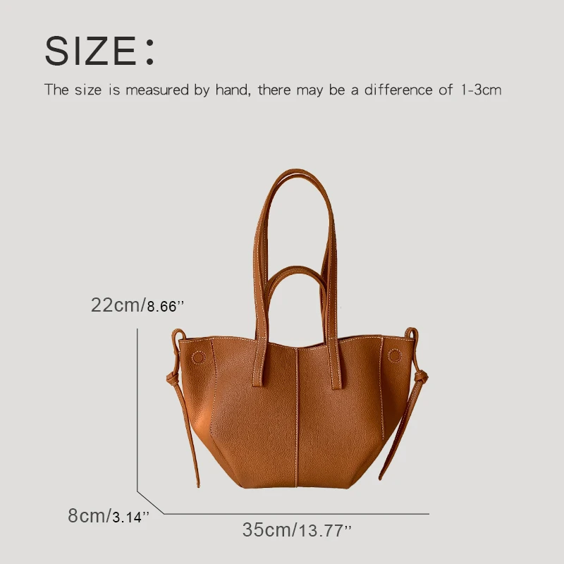 England Style Tote Bags For Women Luxury Designer Handbags Purses 2024 New In PU Lychee Texture Large Capacity Underarm Shoulder