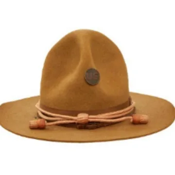 Wool Hat with Ribbon Decoration