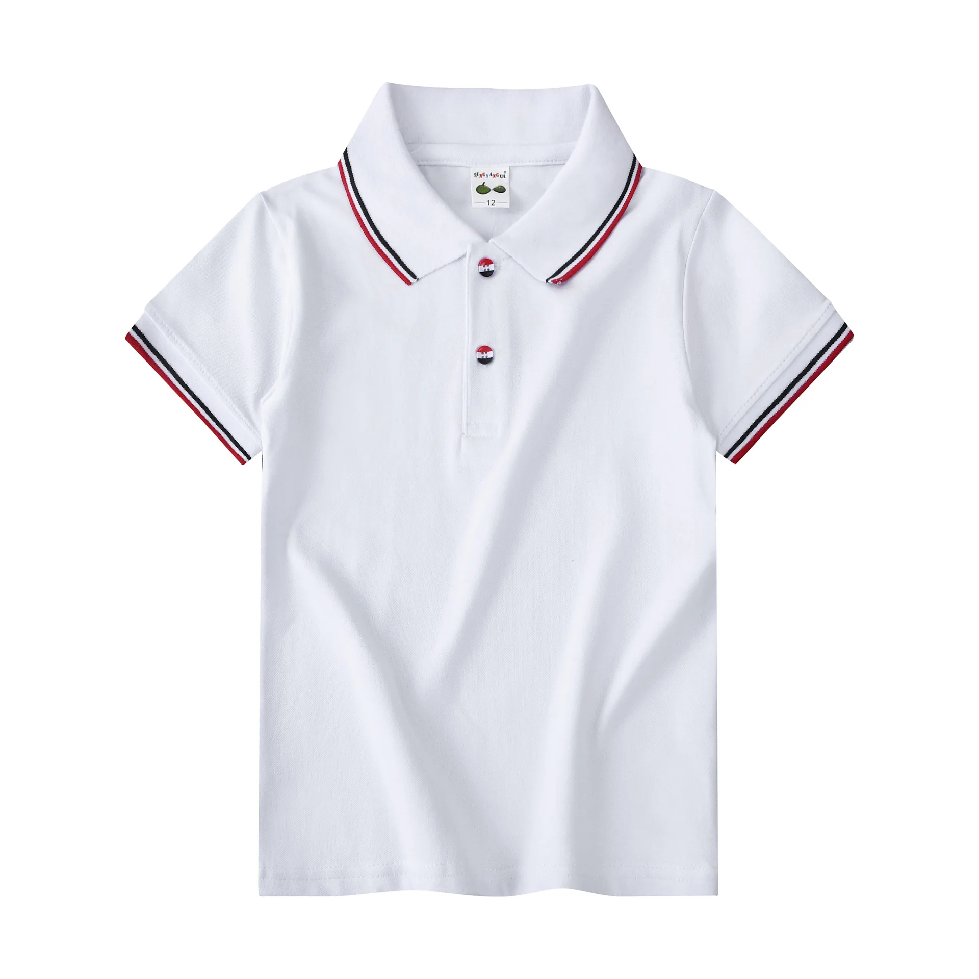 2024 New Children Polo Shirt Solid Kids Boys Polo Shirts Korea Fashion Boys Designer Clothes School Uniform 2-14 Years