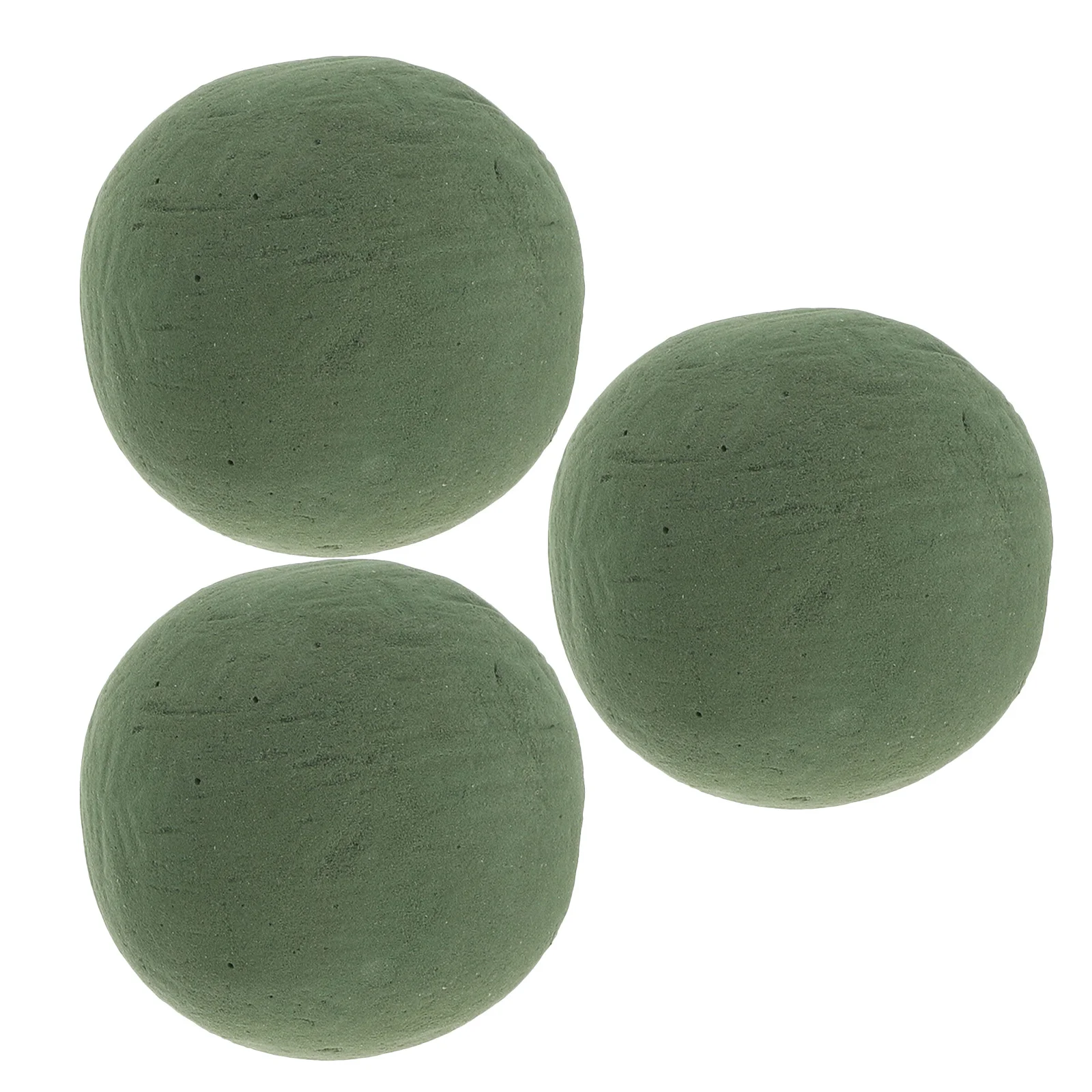 

3pcs Flower Mud Balls Round For Flower Arrangements Fresh Preservation Long- Diy Supply Floral Foam Ball Wedding
