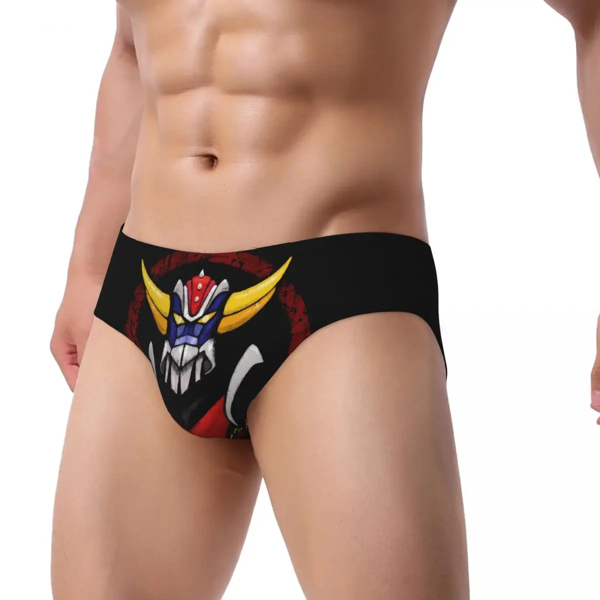 Custom Ufo Robot Grendizer Briefs Underwear Mens Comfortable Stretch Goldrake Mazinger Z Anime Underpants