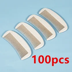100pcs Hair Comb Eco-friendly Wheat Straw Hotel Disposable Combs Travel Portable Plastic Comb Hairdressing