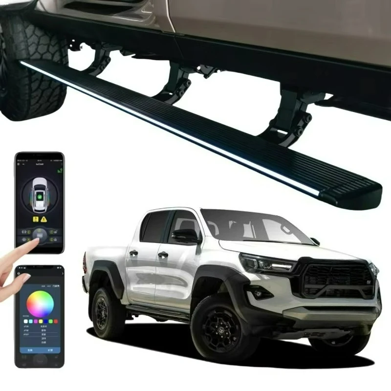 

Автоматические электрические выдвижные подножки для Toyota Hilux Vigo SR5 Single Cab 2009-2023
