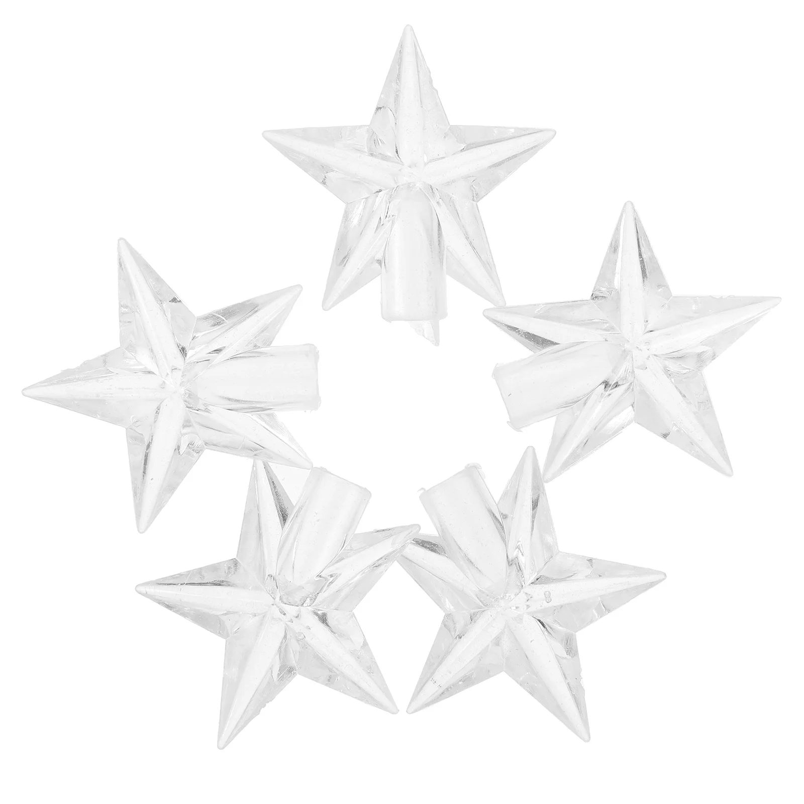 100 Uds. Cubierta de cinco pantallas de luz para cadena de luces, cubiertas de bombillas decorativas de ambiente cálido, reemplazo de pantalla de lámpara DIY