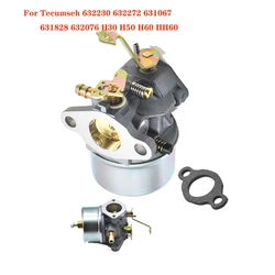 632230 632272 631067 Carburetor For Tecumseh 631828 632076 5HP 6HP Carburador H30 H50 H60 HH60 Engine Carburateurs Carburadores