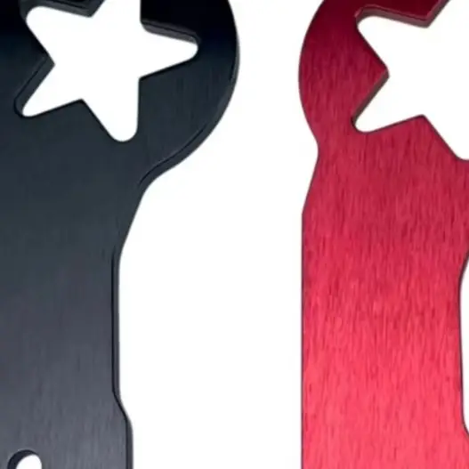 Aluminum Alloy Star Pattern Tow Hook for Car Trailer for hitch Front Rear Use 35 15 2.5cm Compatible with Many For Vehicles