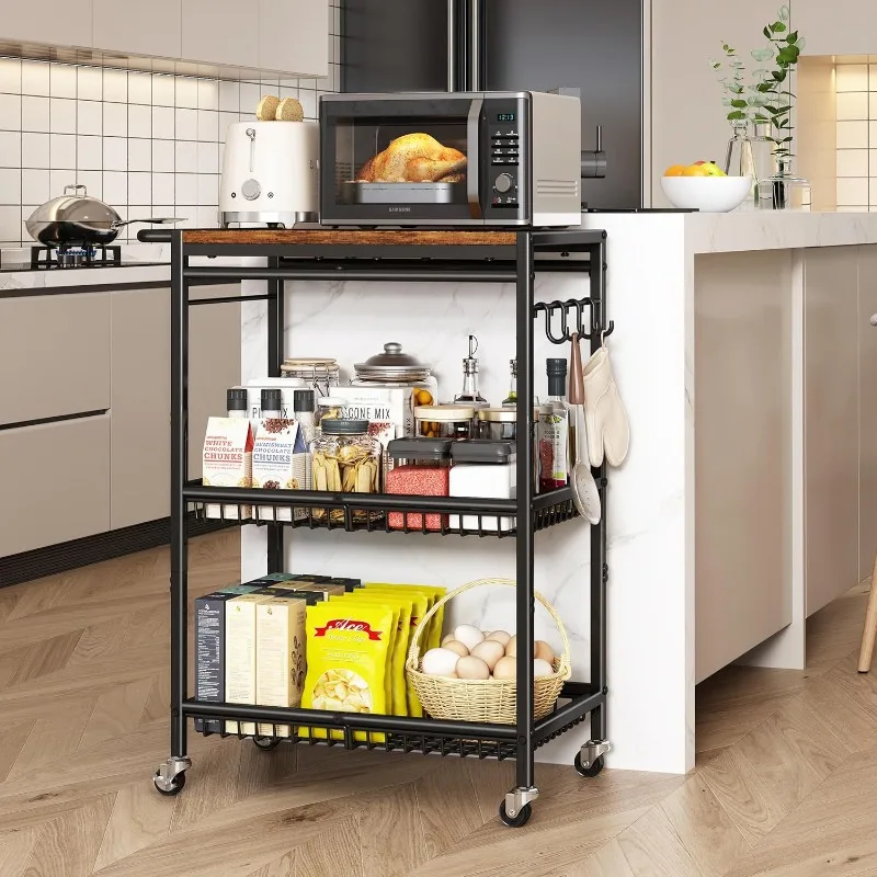 

Kitchen cart rack Multifunctional countertop storage Household rice cooker Multi-layer storage bracket