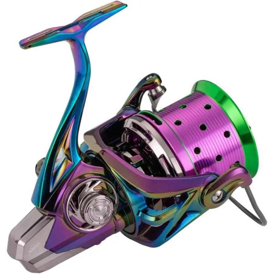 بكرات الصيد الدوارة 70 رطل ماكس قوة السحب 18 + 1 الفولاذ المقاوم للصدأ BB هيكل معدني عجلة الصيد 8000 10000 12000 بكرة سلسلة F #2