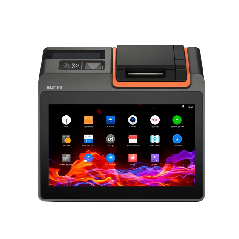 SUNMI T2 Mini 11.6 Inch Touch Screen Cash Register Point Of Sales Android Pos Printer POS+Systems Best Pos