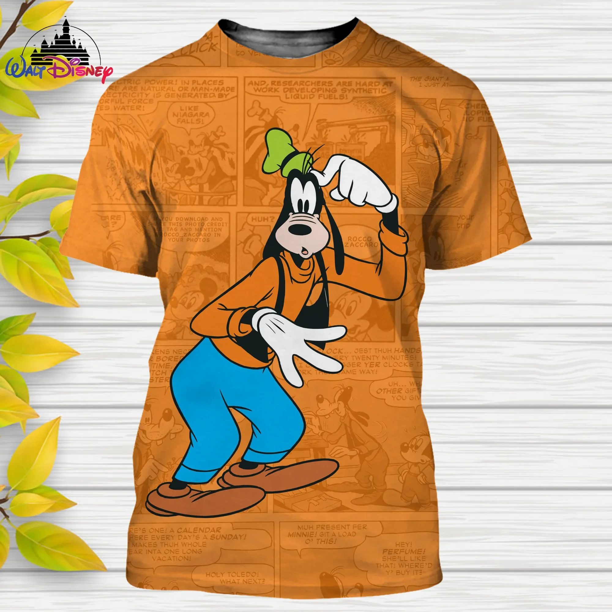 Disney Goofy dog T-shirt men women Short Sleeve casual style 3D print t shirt Summer Streetwear Tee Tops Cartoon t-shirt