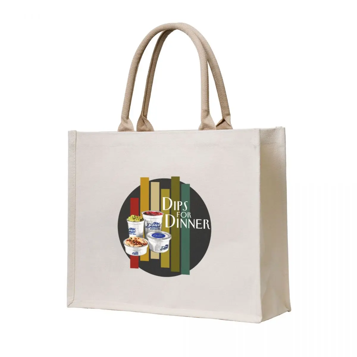 

Dips for Dinner Tote Bag Canvas stote bag woman shopping bag Canvas for women