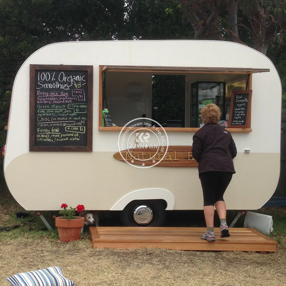 Mobile Kitchen Bbq Fast Food Trailer Fully Equipped Street Concession Coffee Hot Dog Cart Mobile Food Truck With Full Kitchen