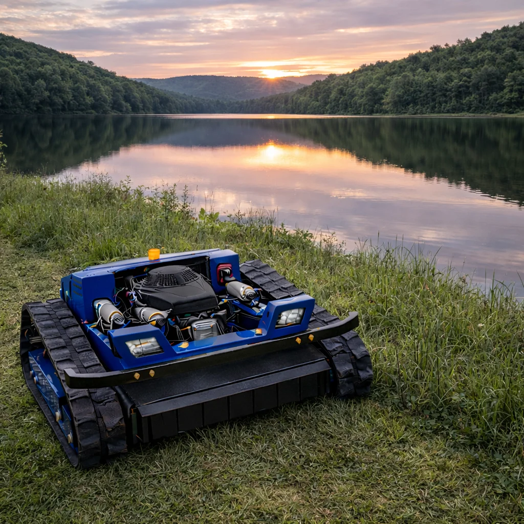 

Индивидуальная газонокосилка-робот для сада и лужайки – дистанционное управление, для работы на склонах, обработки откосов и освоения брошенных участков