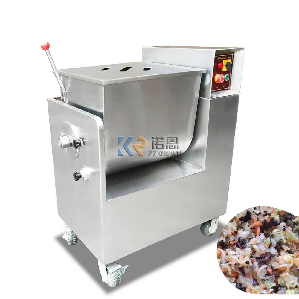 70L ความจุเครื่องผสมเนื้อไฟฟ้าผัก Chopper เครื่องปั่น Momo Empanada Dumpling ไส้กรอกบรรจุเครื่อง