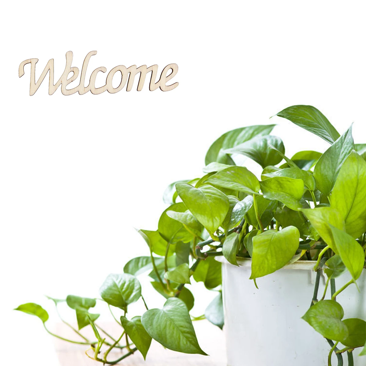 

2Pcs Wooden Decorative Sign Unfinished DIY Wood Cutout for Home Wall Hanging Craft Party Wedding Christmas Decoration Wood Sign