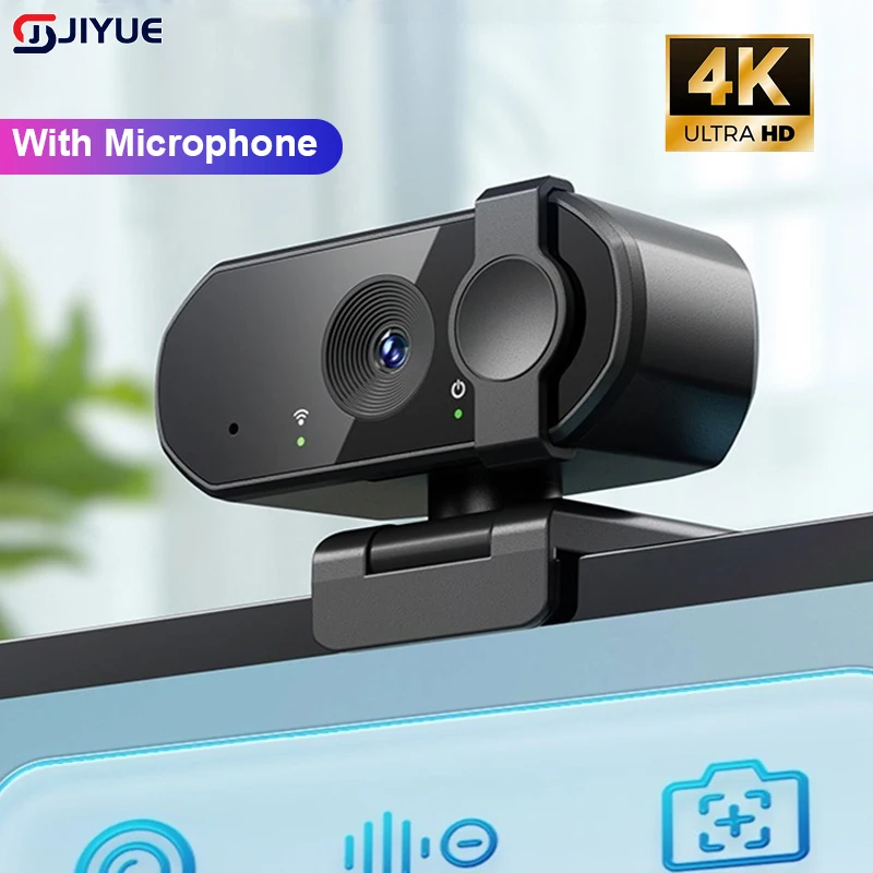 Webcams 4K USB Web Camera With Microphone Autofocus 2K Camera PC Computer Laptop Live Streaming 1080P Webcam For Video Calling