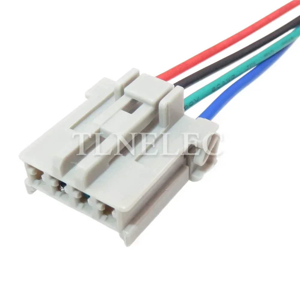 4 Pin Way Auto Oxygen Sensor Unsealed Connector with Wires Automotive Wire Harness Sockets 6098-0243