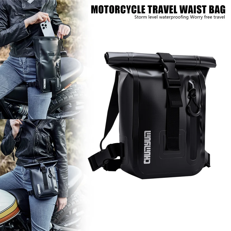 

Многофункциональная универсальная водонепроницаемая поясная сумка, сумка для хранения на мотоцикле и велосипеде, сумка-кошелек для мобильного телефона, сумка для ног