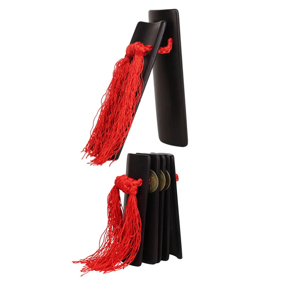 1Set Chinese Clapper Bamboo Kuaiban for Beginner Public Speaking Skill Development Portable Traditional