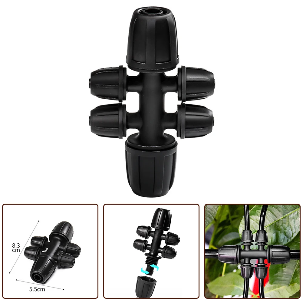 축소 커넥터, 다방향 잠금 커넥터, 정원 농업 관개, 안전한 연결