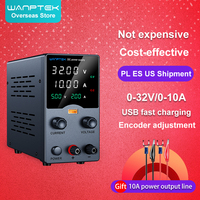 Wanptek lab DC Power Supply Adjustable USB charging display 30V 10A Power Supplies Voltage Regulator 60V 5A 120V 3A for repair