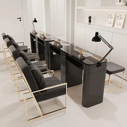 Table Manicure Tables Nail Salon Equipment Chairs Nails Portable Makeup Professional Mesa Desk Designer Manicure Tafel