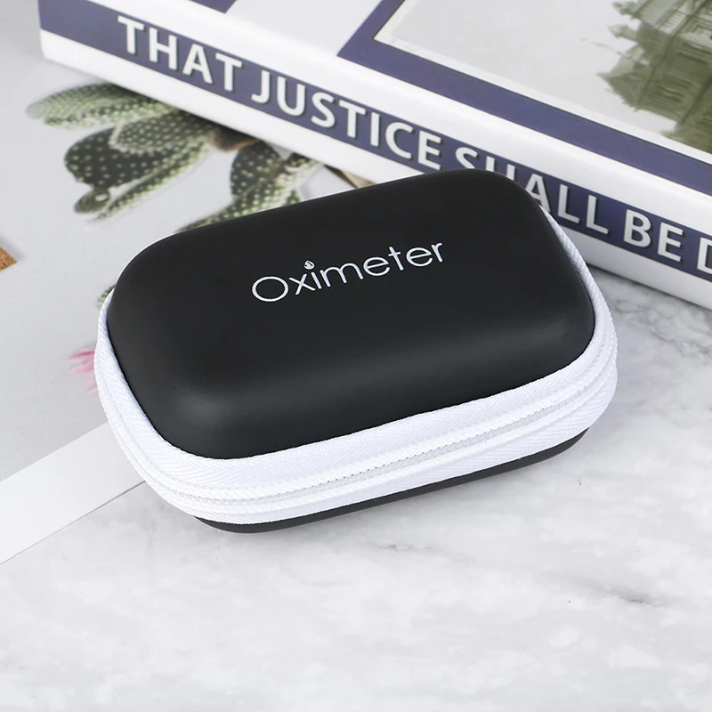 Tas Monitor Pulse Oximeter, Tas Zipper untuk Finger Pulse Oximeter Digital Oxygen Meter