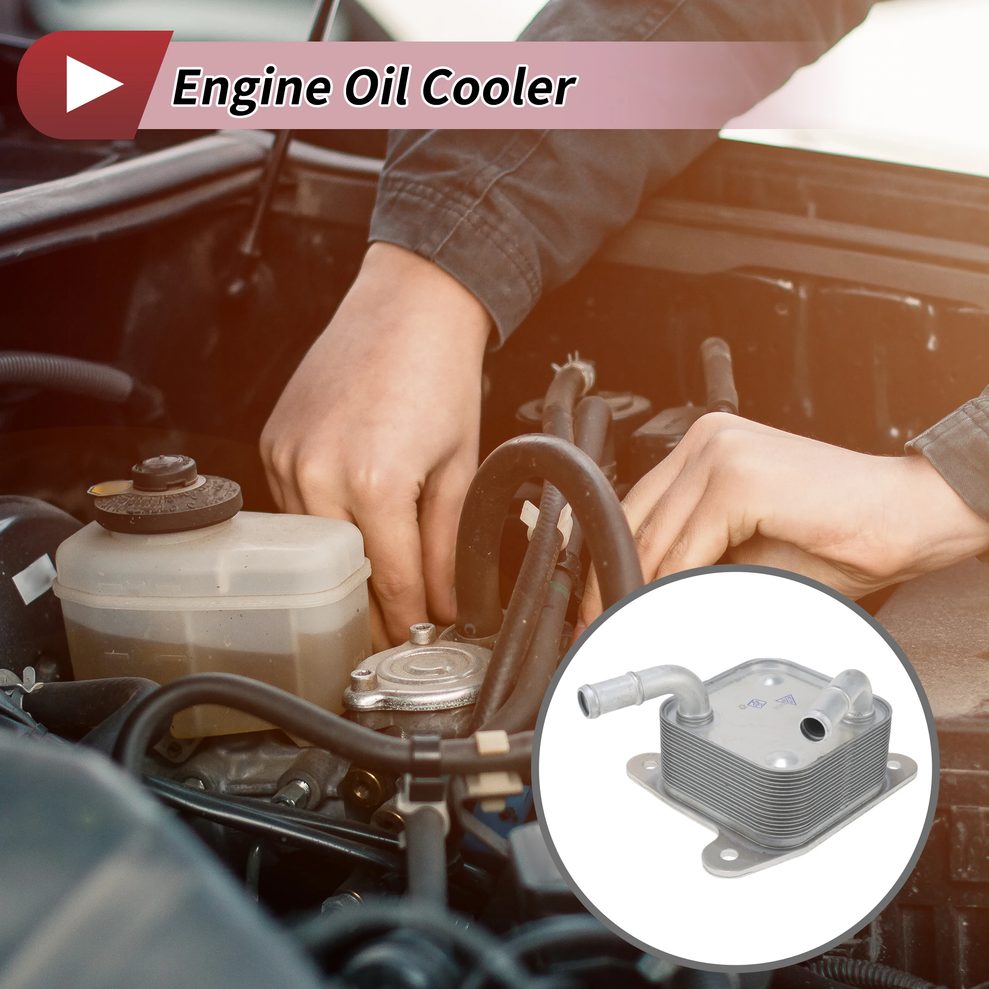 

Охладитель моторного масла UXCELL No 1240A100 Охладитель трансмиссионного масла Трансхолодильник 1 шт.