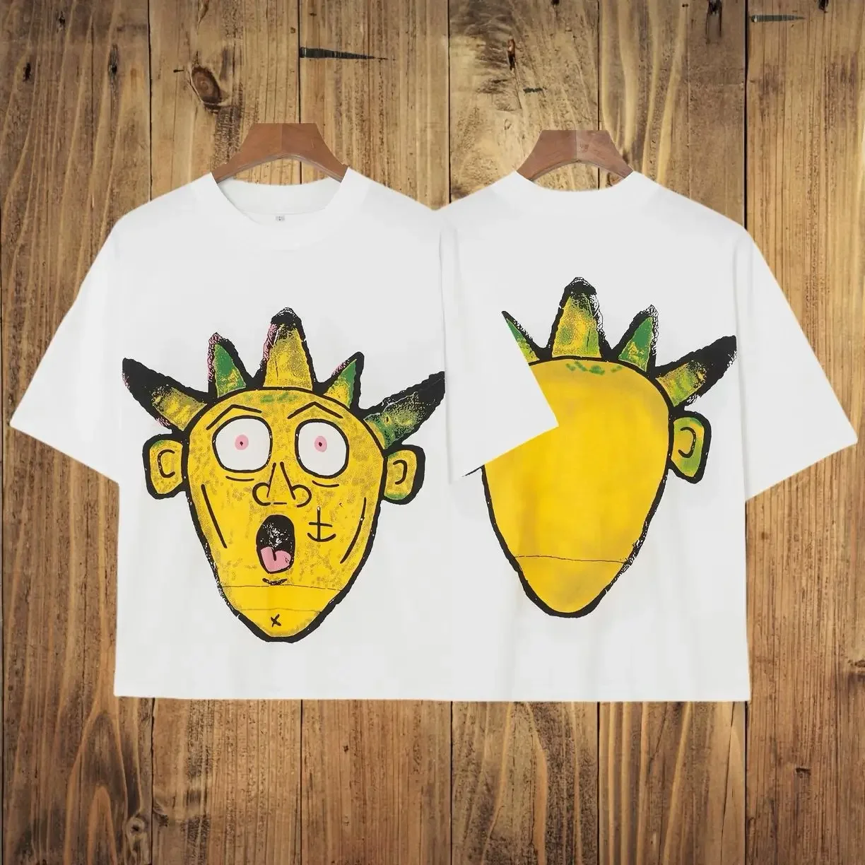 Independent Billionaire Short Sleeve Funny Oversize Loose Boxy Fit Trendy Brand American Street Cotton T-shirt