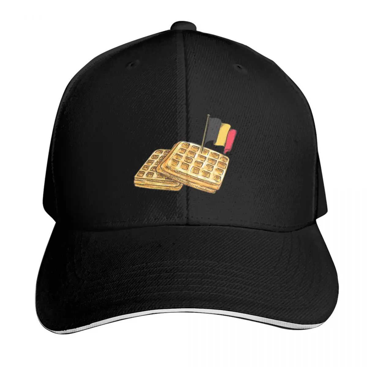 Belgian Waffles are the best Baseball Cap New Hat Gentleman Hat Hood Thermal Visor Mens Tennis Women's