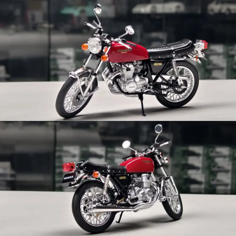 New In Stock Aoshima 1:12 Honda Cb400 Four Finished Simulation