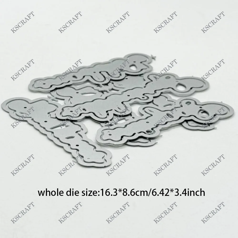 KSCRAFT Crafty Essential Words Cutting Dies Stencils for DIY Scrapbooking Decorative Embossing DIY Paper Cards