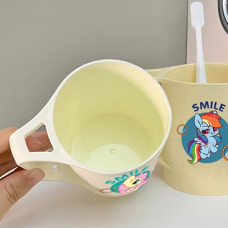 My Little Pony Twilight Sparkle Pinkie Pie Fluttershy cartoon schattige mondwaterbeker gepersonaliseerde creatieve cartoonfilmwasbeker