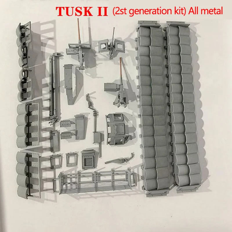 1/16 Henglong 3918 M1A2 Tank TUSK Armor Metal Kit II Dekoracyjne części do konwersji wyglądu