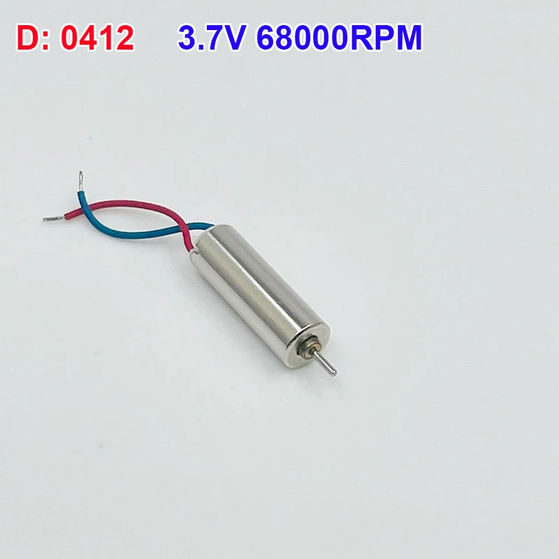 3V-3.7V 0408 / 0412 Mini Coreless DC Motor 4mm*8mm 4mm*12mm Micro Electric Motor UAV RC FPV Drone Quadcopter Toy Engine