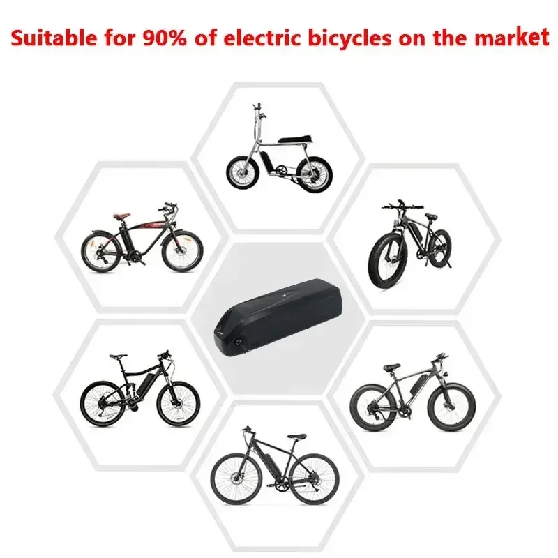 Electric Bicycle Hailong Battery 36V 48V 52V USB 18650 BBS02 BBS03 BBSHD 20Ah 30Ah 40Ah 500W 750W 1000W 1500W Scooter Battery